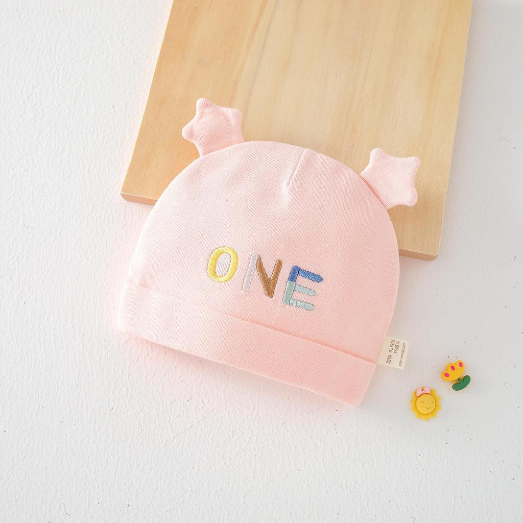 Pure Cotton Double Layer Newborn Hat for 0-3 Months, Suitable for Autumn/Winter