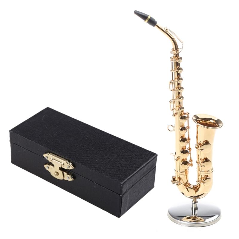 Mini Musical Instrument Miniature Dollhouse Model Mini Alto Saxophone Model