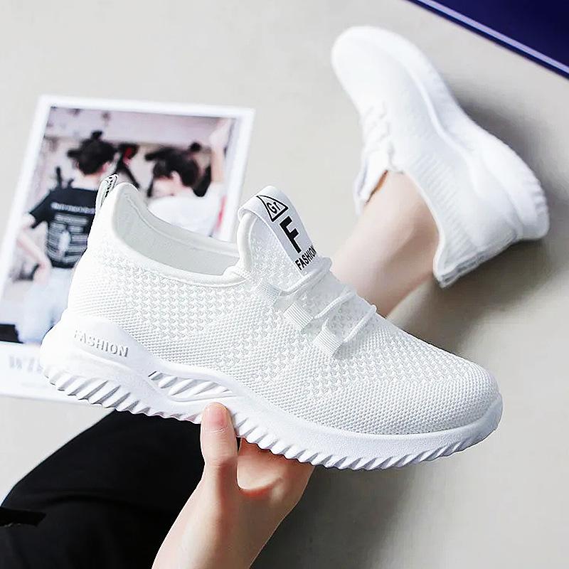 Shoes summer new casual running shoes women's shoes breathable single shoes soft-soled sports shoes comfortable