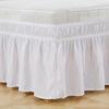 Removable Bed Ruffles Elastic Bed Side Skirt New Bed Skirt  Home