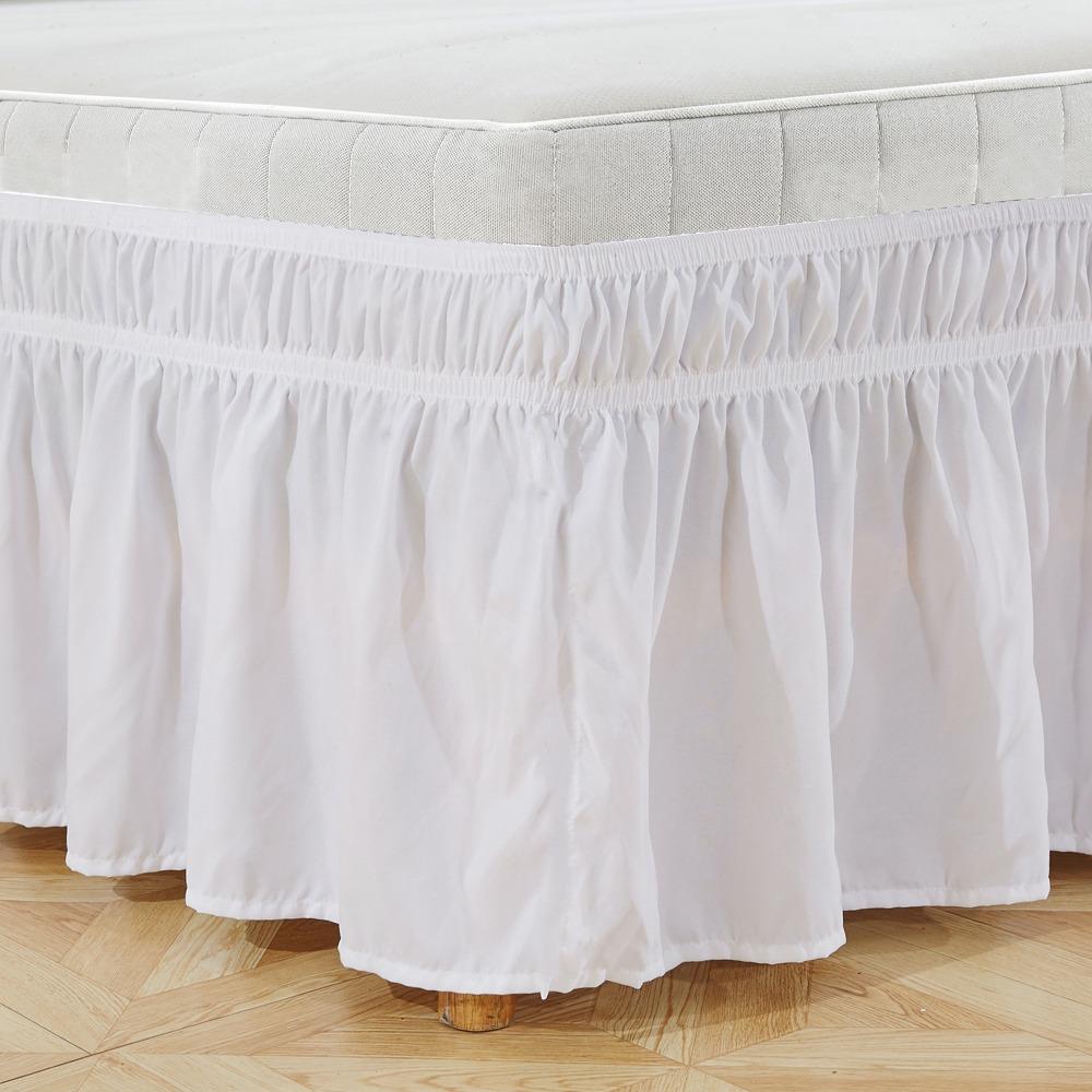 Removable Bed Ruffles Elastic Bed Side Skirt New Bed Skirt  Home