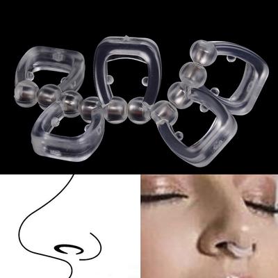Silicon Magnetic Snore Control Stop Help Sleep Snoring Nose Clip Tray Breathe