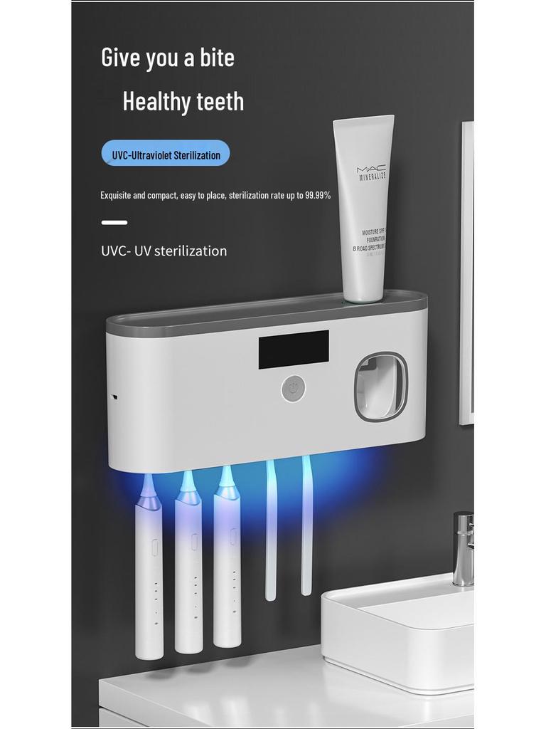 USB Wireless UV Toothbrush Sterilizer & Holder