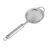 Stainless Steel Food Strainer, 304 Heat Resistant Kitchen Oil Filter with Non Slip Handle and Hanging  , for Draining Fried Food Noodles Dumplings