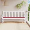 Garden Bench Cushion Burgundy 200x50x4 cm Oxford Fabric