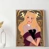 5D Diy Diamond Painting A Mischievous Princess Full Drill Rhinestones Mosaic Embroidery Handmade Products Home Decor Gift