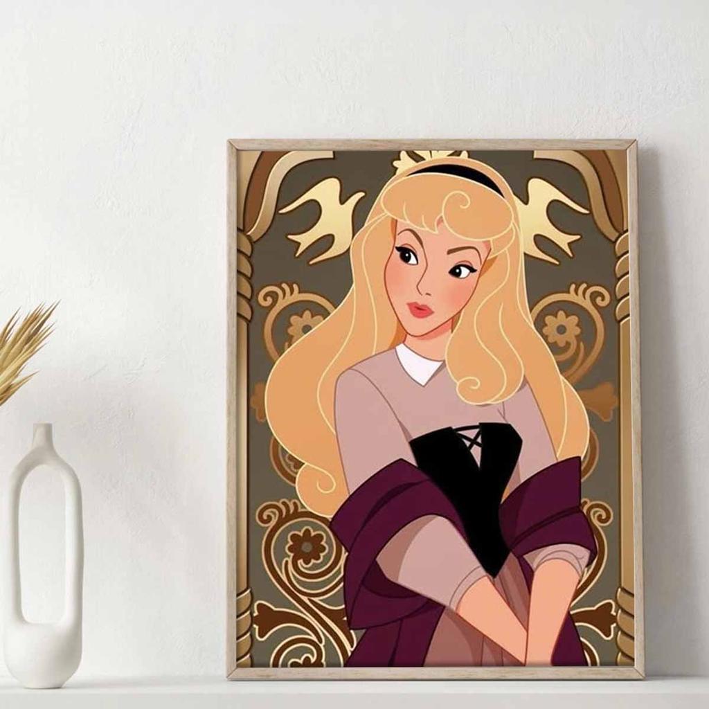 5D Diy Diamond Painting A Mischievous Princess Full Drill Rhinestones Mosaic Embroidery Handmade Products Home Decor Gift