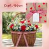 1/2cm Gingham Ribbon DIY Crafts Gift Wrapping Ribbon Birthday Plaid Ribbon  Hair Bows