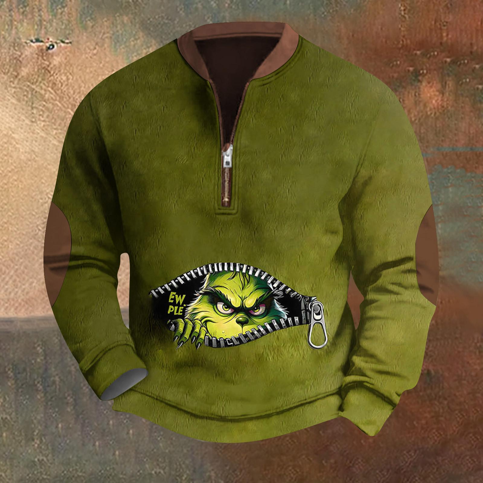 

Мужская повседневная толстовка в стиле ретро с градиентным принтом XXL