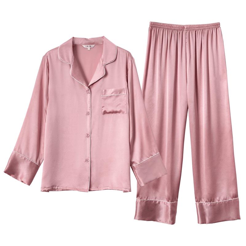 Silk Realm 100% Mulberry Silk Pajamas Set L