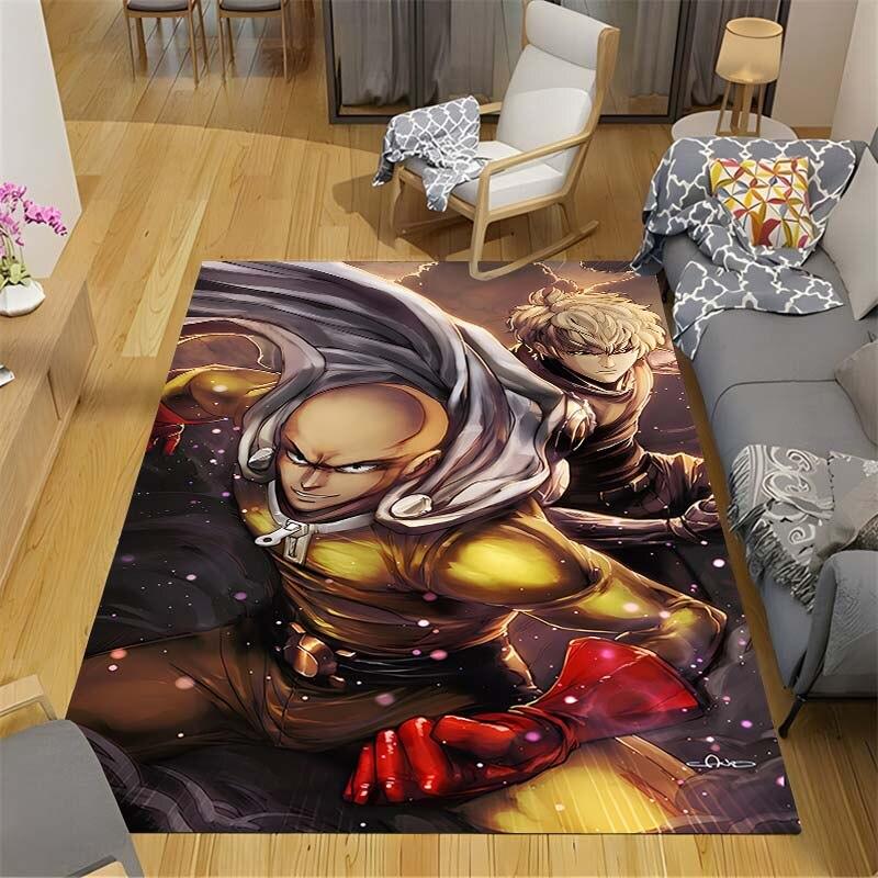 

Аниме One Punch Man 3D принт напольный коврик для гостиной ковер аниме роль для взрослых ковер для помещений мягкий фланелевой игровой коврик