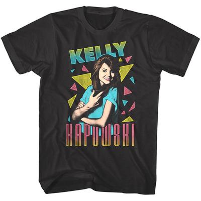 Saved by the Bell Kelly Kapowski Triangles Men's T Shirt Tiffani Amber Thiessen