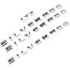 3D ABS Letters Emblem Applicable Car Styling Fender Truck Badge Nameplate Logo Sticker