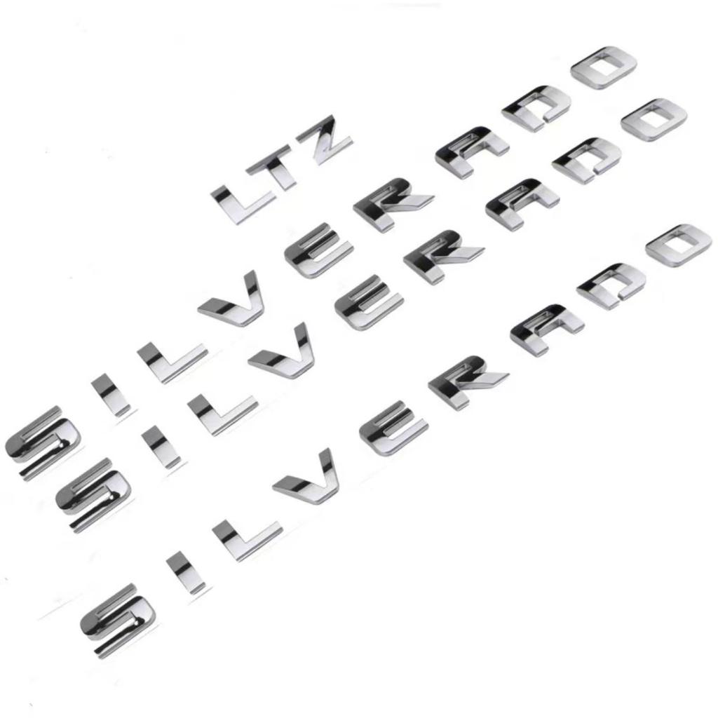 3D ABS Letters Emblem Applicable Car Styling Fender Truck Badge Nameplate Logo Sticker