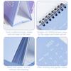 2025 NEW English Mini Desk Calendar Office Stationery Supplies Desktop Calendar With Stickers Daily Memo Calendar Planner