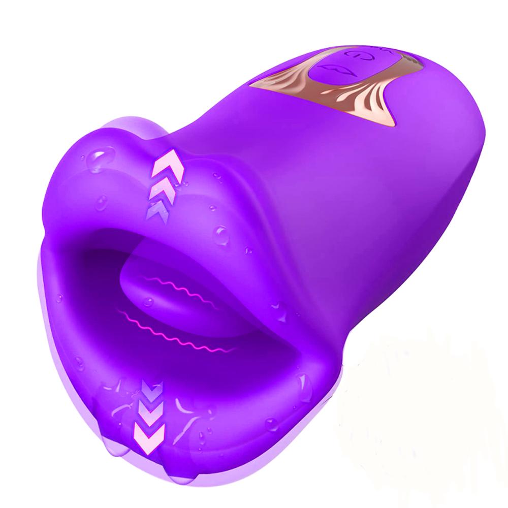 Sex Toys Sucking Vibrator for Women Tongue Licking Clitoris Sucker Female Powerful Clitoral G Spot Nipple Stimulator Adult Goods