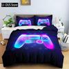 Hot Sale 3D Gamepad Bedding Set Custom Kids Boys Gamer Teens Video Game Duvet Cover for Youth Modern Game Controller Bedspread