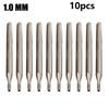 10Pcs 0.8~4mm Rotary Diamond Burr Core Drill Bits Engraving 2.35mm Shank For Glass Tile Grinding Hollow Head Rotary Power Tool