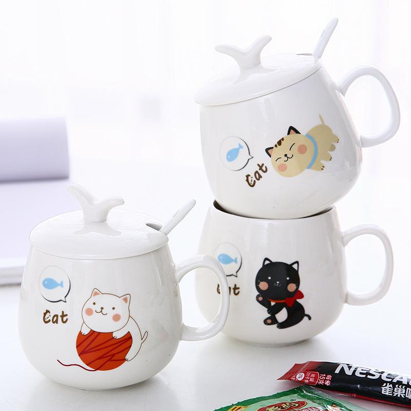 Creative Ceramic Cup Expression Water Cup Household Personalized Coffee Cup Cartoon Cup Mug