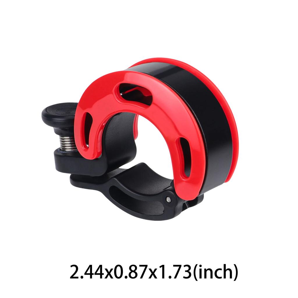 Bike Bell Ring Cycling Horn Aluminum Alloy Bicycle Bell with Loud Sound Mountain Bike Bell Fit for 0.87-1in/22-25.4mm Handlebars