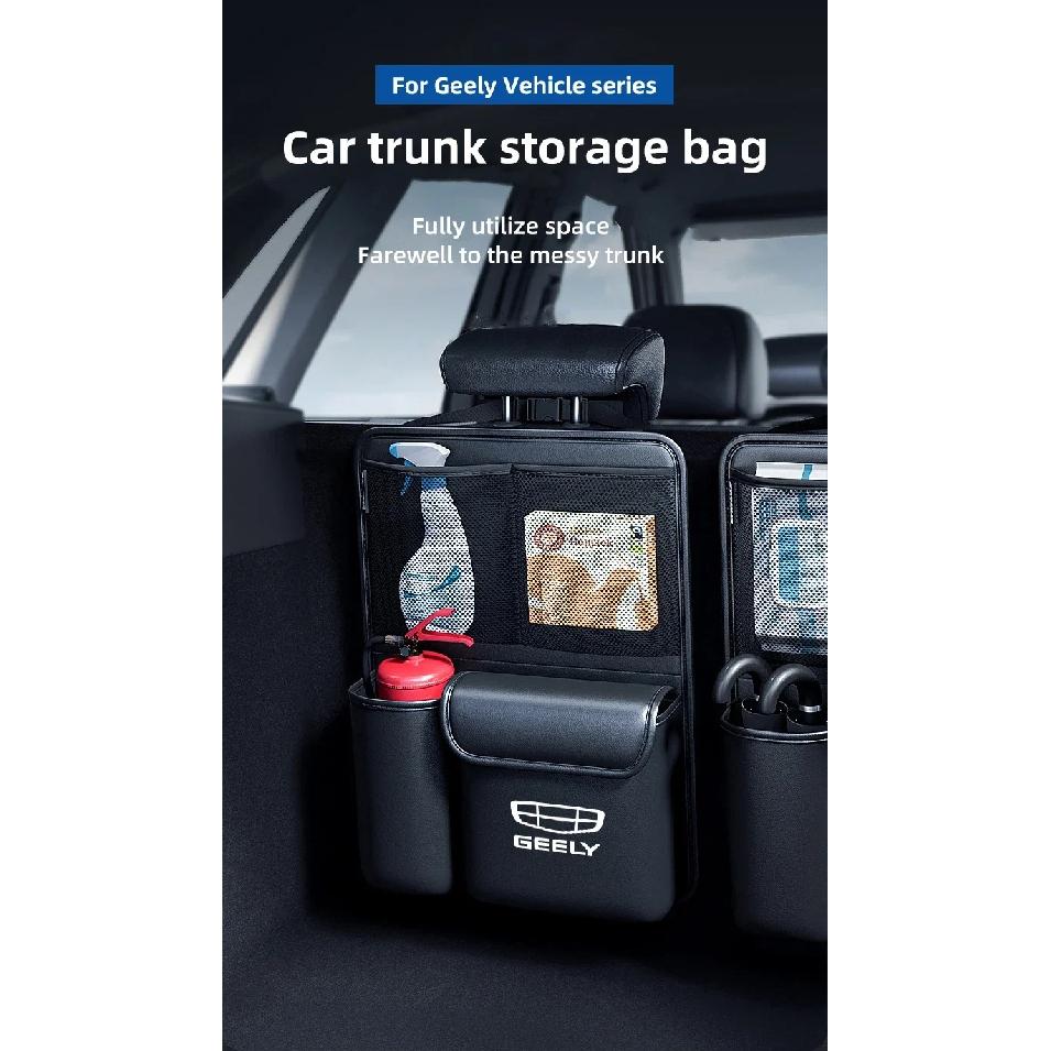 For Geely Coolray Atlas Emgrand S GS GX7 SX7 SUV Trunk Multifunctional Car Storage Box Tidying Storage Hanging Bag