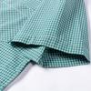 Men's Classic Casual Plaid Print Short Sleeve Cotton Button-up Shirt with Breasted Pocket Suitable Tops For Summer Outdoors Wear