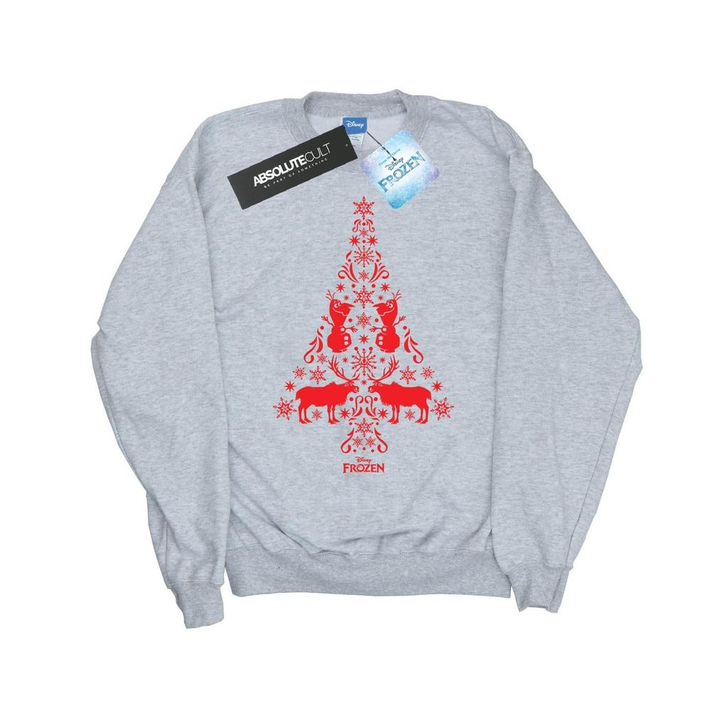 Disney Girls Frozen Christmas Tree Sweatshirt
