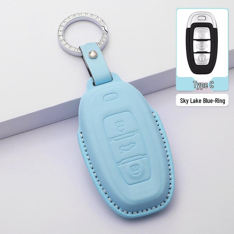 Key Cover and Buckle for Hongqi: HS5, H5, H9, HS7, H6, HS3, HQ9, and EH7 Models