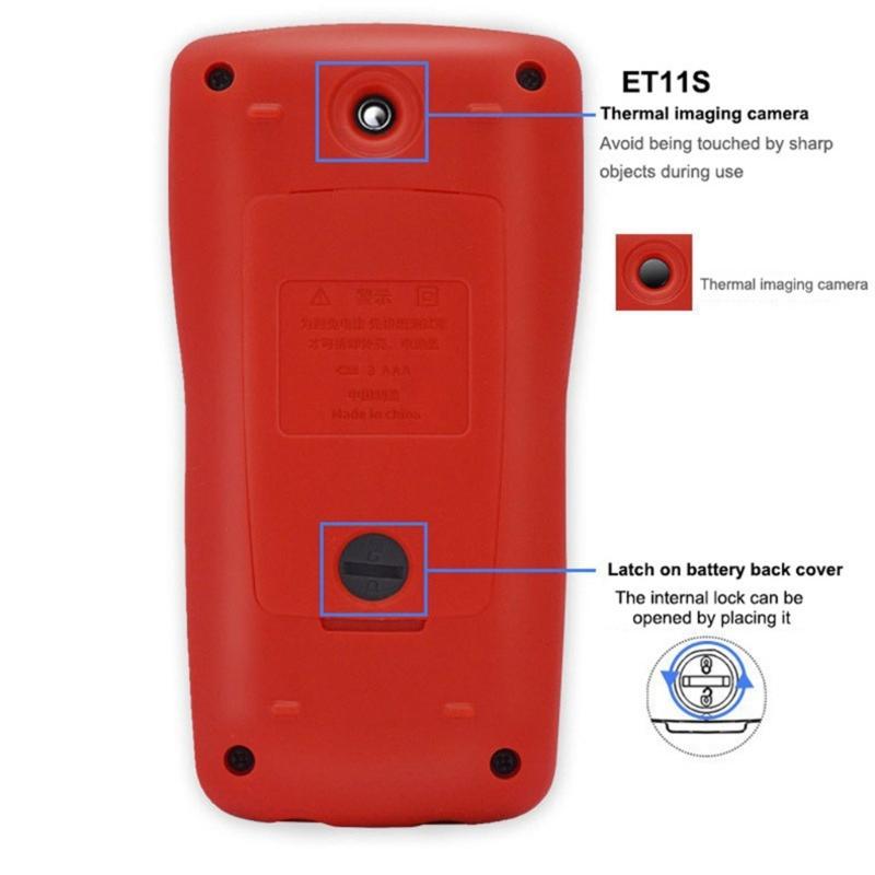 4000 Counts Multimeter 24x32 Thermal Imager Rechargeable Thermal Imaging Camera Voltage Resistance Diode Test Meter