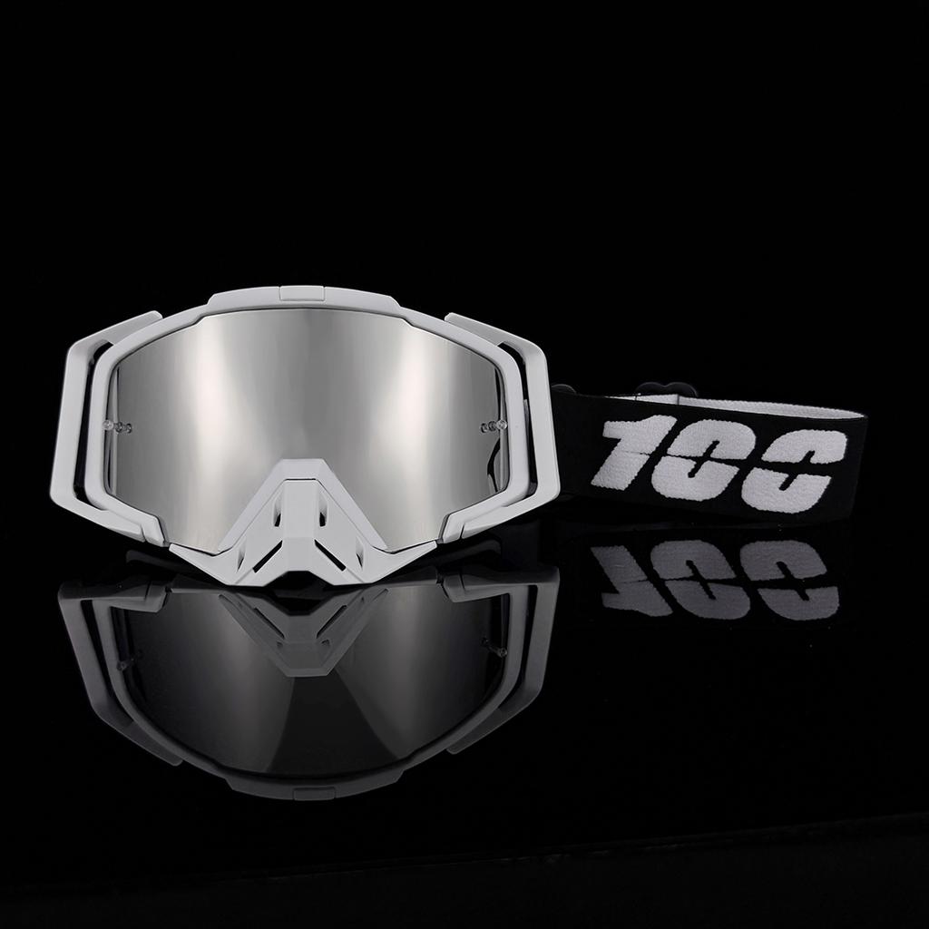 100 Motorcycle Goggles Motocross Glasses Off-road Sunglasses For Man MTB ATV Mask Windproof Protection Cycling Racing Goggles