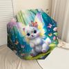 1PC Butterfly Forest Automatic Open/Close Umbrella with Windproof, 8-Rib Sturdy Canopy, Durable Ribs, Fashionable Design, Outdoor Accessory, Fun Prin,