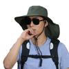 Utomhus Västerländsk Cowboyhatt Herr Sommar Andningsbar Solskydd Solhatt Vandring Klättringshatt Snabbtorkande Vindtät Fiskemössa