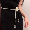 Unique Waist Floral Chain Accessory For Women In Stunning Gold And Silver Combinations