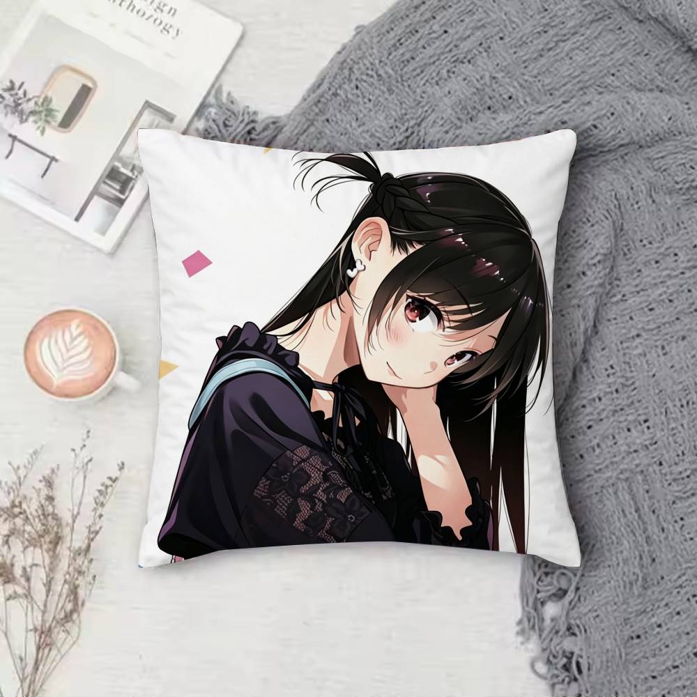 C-Chizuru I-Ichinose Pillow Case Cushion Cover Throw Pillow Case For Car Sofa