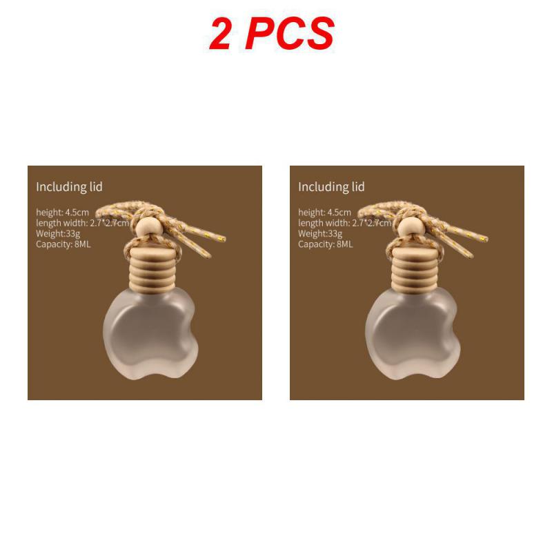 1/2/3PCS Frosted Glass Pendant Gentle Exquisite Easy To Install High-quality Car Accessories Car Interior Fragrance Pendant