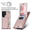 Portemonnee met Rits Crossbody Lanyard Hoesje Voor Samsung Galaxy S24 S25 Ultra S22 S21 Note20 S20 S23 Plus 5G Standaard Kaartsleuf Hoes