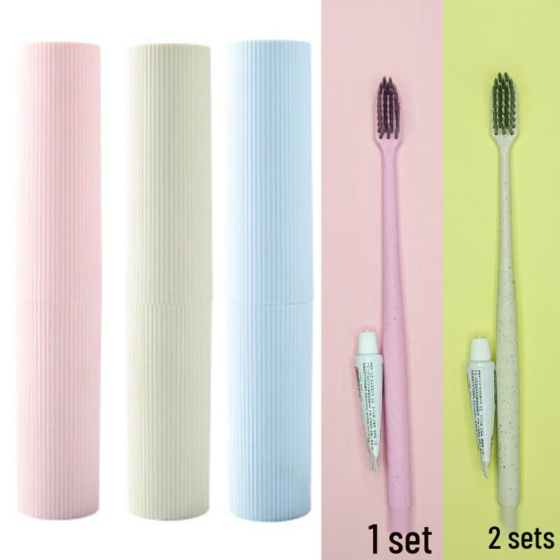 LIEI Portable Toothbrush Holder with Lid