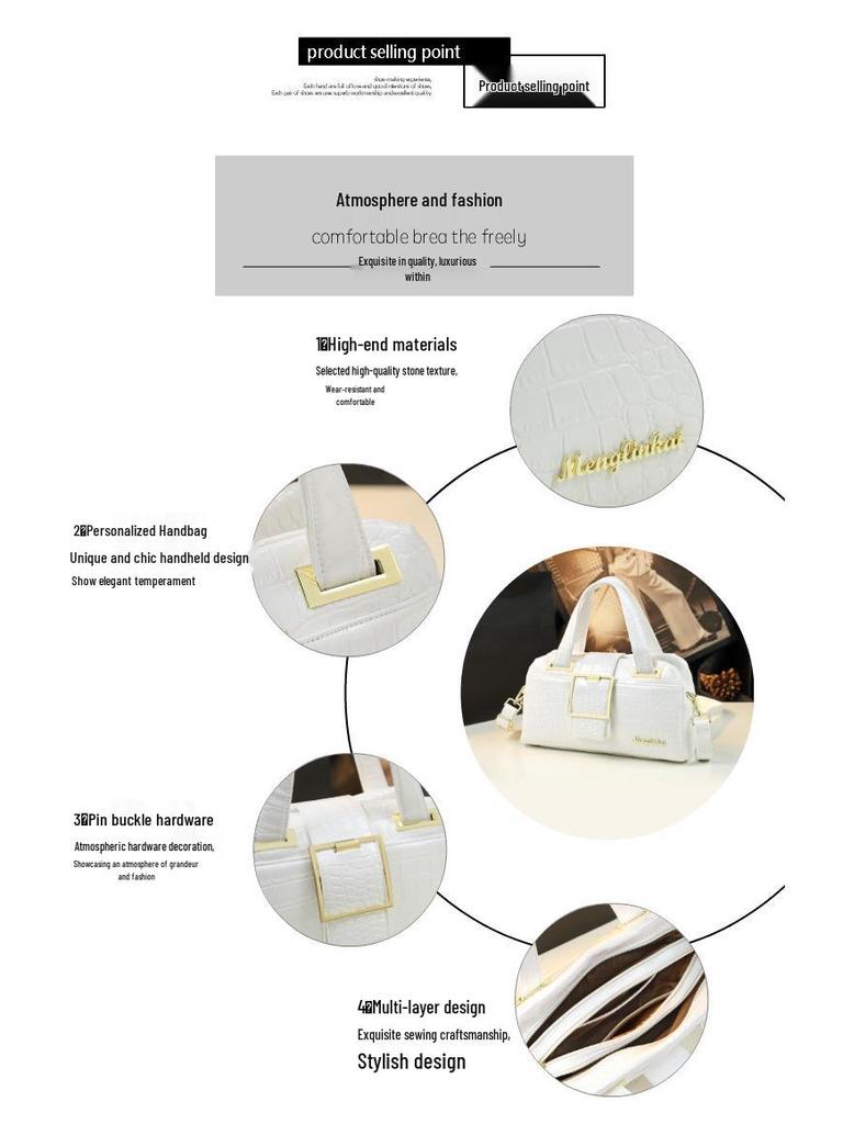 Borsa a Mano Versatile di Grande Capacità per Donne Mature - Leggera, Multifunzionale, Borsa da Mamma con Opzioni a Spalla Singola e a Tracolla