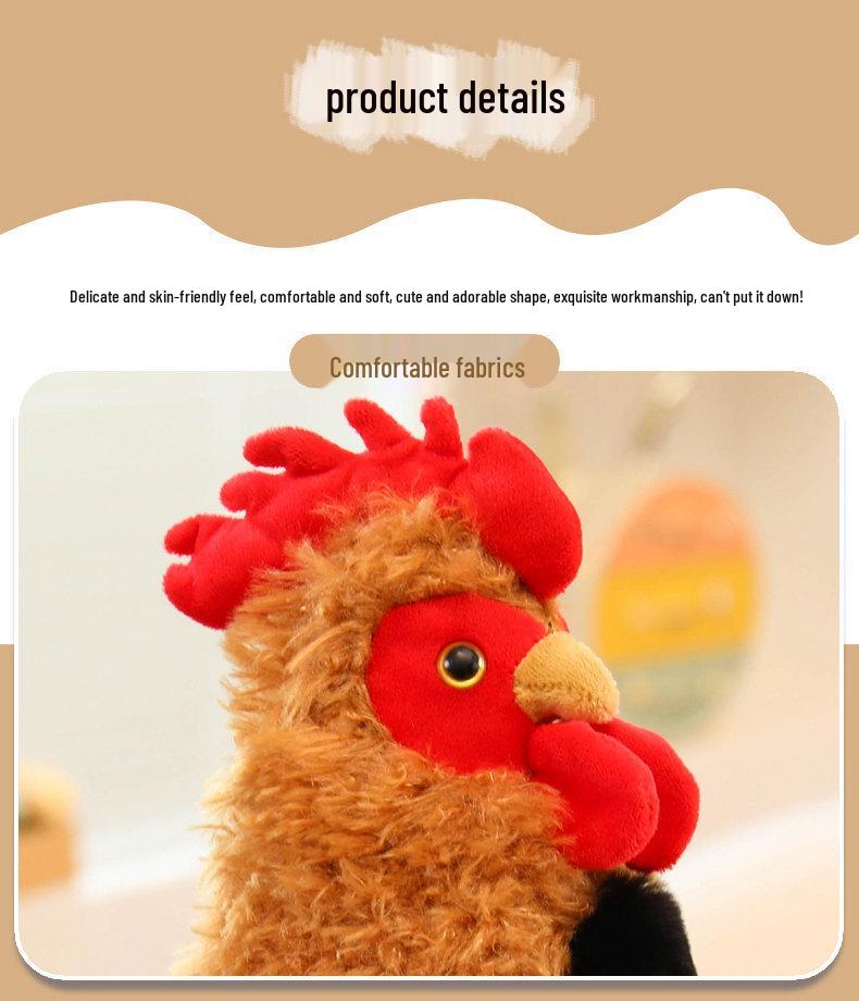Cute Chick Plush Toy - Realistic Chicken Doll, Soothing Companion for Kids, Perfect Birthday Gift for Girls