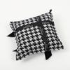Houndstooth Bowknot Bamboo Charcoal Air Freshener Bag For Car And Home