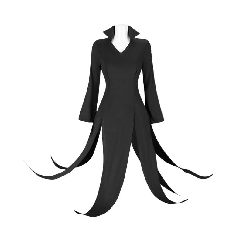 One Punch Man Tornado of Terror Senritsu No Tatsumaki Cosplay Costume Wig Black Dress Women Girl Outfit Halloween Adult Set