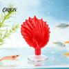 Colorful Aquarium Decor Betta Fish Hammock, Shell Resting Pad with Suction Cup, Aquatic Pet Supplies Bubble Nesting Habitat for Tank, Accessories Cup