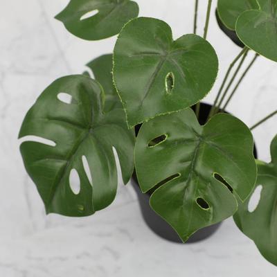 Realistic Faux Plant Vibrant Faux Plant Decoration Realistic Faux Potted Monstera Plant for Home Decor Long-lasting for Room