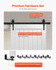 Sliding Barn Door with Hardware Kit 914 X 2134mm MDF Panel PVC Surface