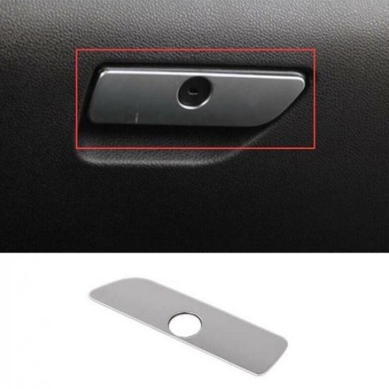 Co-Pilot Storage Box Handle Cover Trim Matte Silver 2011- For Ford Explorer