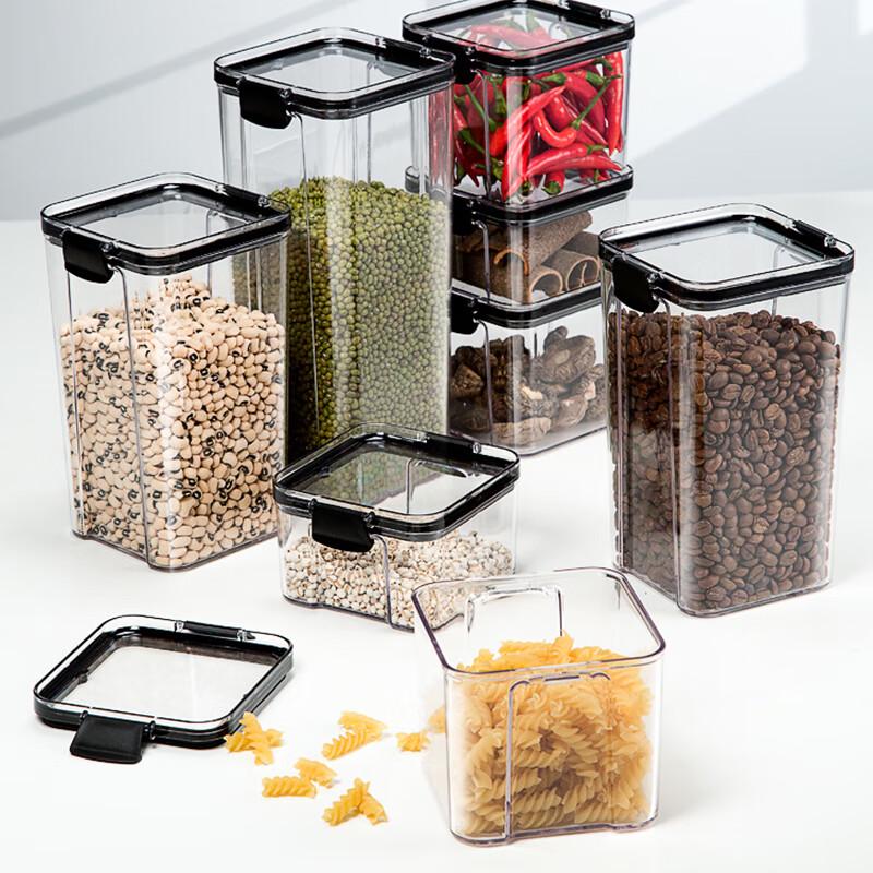 Plastic Airtight Food Storage Jar