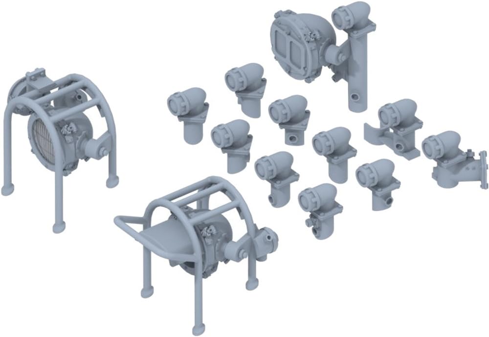 

ET Model 1/35 Modern Soviet/Russian T-72 Tank Series Light Set Plastic Model Parts P35-270