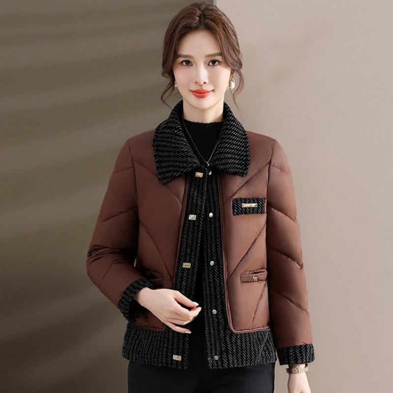 

Winter down padded jacket casual new women s autumn and winter jacket padded jacket age 0 5XL [recommended 160-82.5 kg]