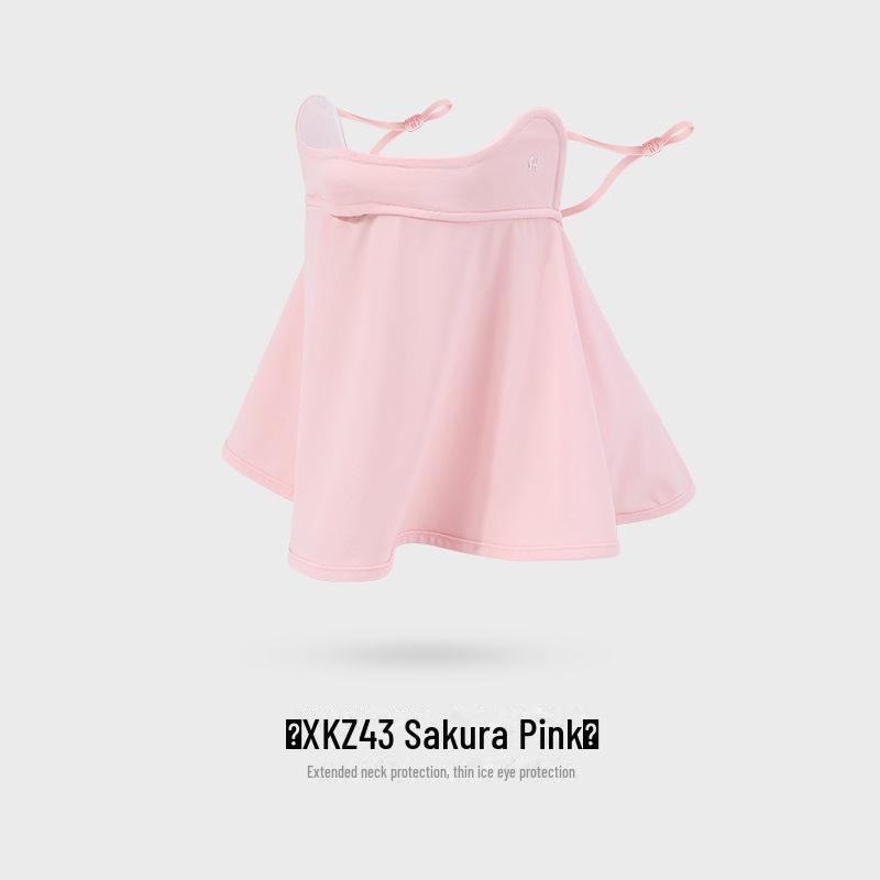 Women's Sun & Dust Protection Mask, Breathable, Ear-Hanging, Anti-Fog, UV & Eye Shield - XKZ42