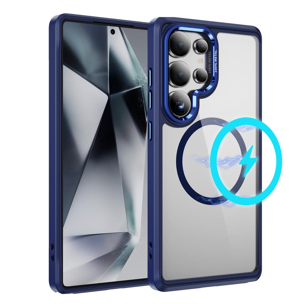 Popular Protective Goggles, High-permeability Magnetic Phone Case, High-end Feel for SamsungS24/S25plus Transparent Phone Case